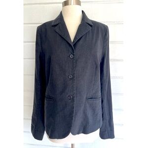 NYGARDSANNA 100% Linen Blazer in Midnight - 36/ US S (4-6)